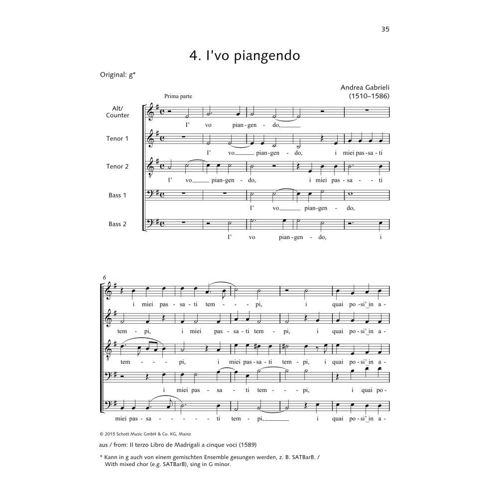 I'vo piagendo